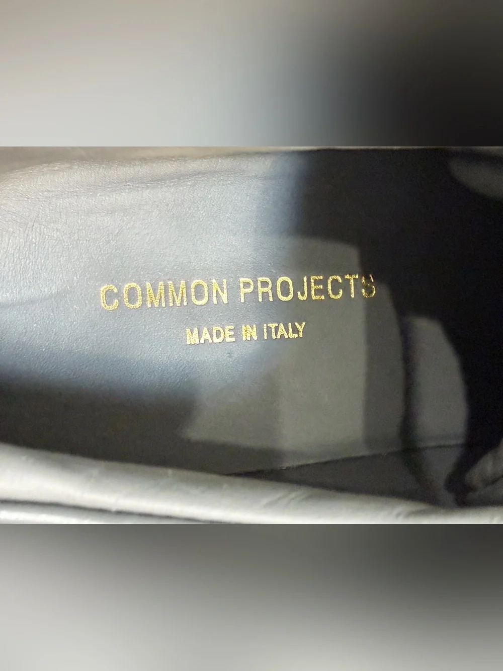 COMMON PROJECTS ORIGINAL ACHILLES LOW GRAY LEATHER 11 44 MINIMALIST $500 ITALY - Picture 11 of 11